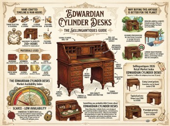 Edwardian Cylinder Desks Guide Infographic