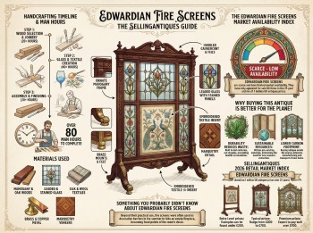 Edwardian Fire Screens Guide Infographic