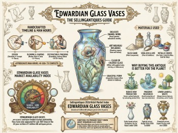 Edwardian Glass Vases Guide Infographic
