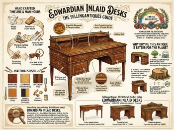 Edwardian Inlaid Desks Guide Infographic