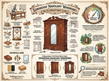 Edwardian Mahogany Wardrobes Guide Infographic