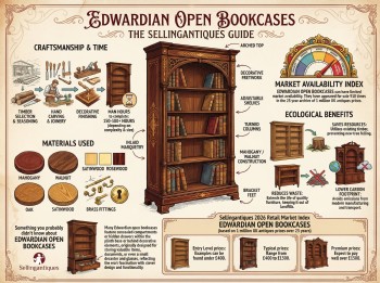 Edwardian Open Bookcases Guide Infographic