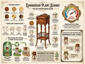 Edwardian Plant Stands Guide Infographic