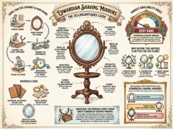 Edwardian Shaving Mirrors Guide Infographic
