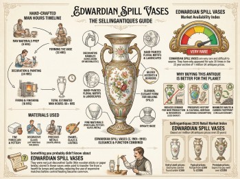 Edwardian Spill Vases Guide Infographic