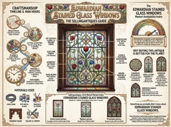 Edwardian Stained Glass Windows Guide Infographic