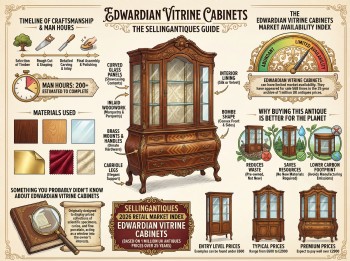 Edwardian Vitrine Cabinets Guide Infographic