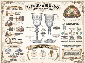 Edwardian Wine Glasses Guide Infographic