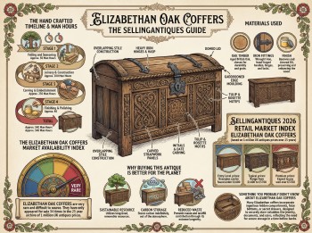 Elizabethan Oak Coffers Guide Infographic