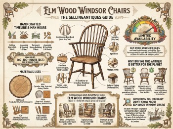 Elm Wood Windsor Chairs Guide Infographic