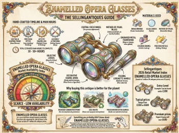 Enamelled Opera Glasses Guide Infographic