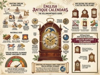 English Antique Calendars Guide Infographic