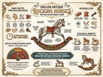 English Antique Rocking Horses Guide Infographic