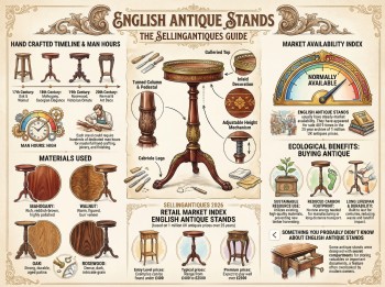 English Antique Stands Guide Infographic