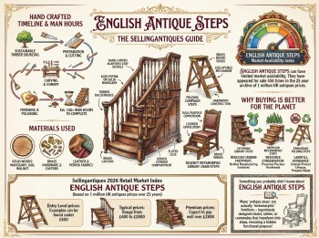 English Antique Steps Guide Infographic