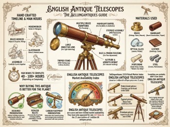 English Antique Telescopes Guide Infographic
