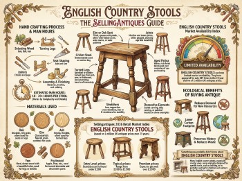 English Country Stools Guide Infographic
