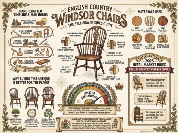 English Country Windsor Chairs Guide Infographic