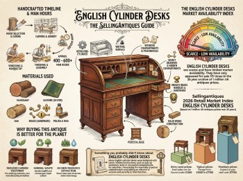 English Cylinder Desks Guide Infographic