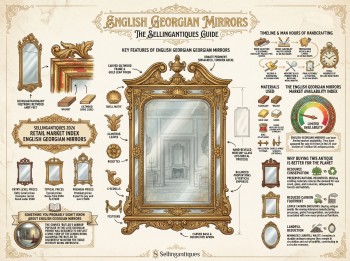 English Georgian Mirrors Guide Infographic