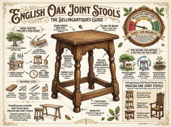 English Oak Joint Stools Guide Infographic