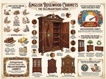 English Rosewood Cabinets Guide Infographic