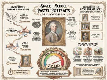 English School Pastel Portraits Guide Infographic