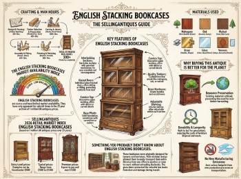 English Stacking Bookcases Guide Infographic