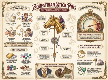 Equestrian Stick Pins Guide Infographic