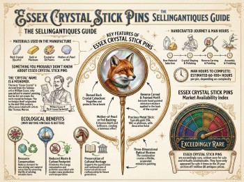 Essex Crystal Stick Pins Guide Infographic