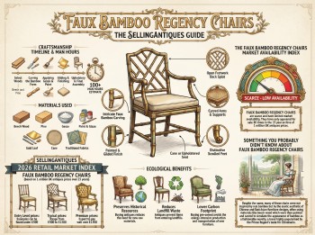 Faux Bamboo Regency Chairs Guide Infographic