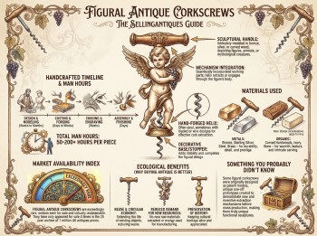 Figural Antique Corkscrews Guide Infographic