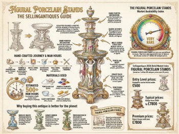 Figural Porcelain Stands Guide Infographic