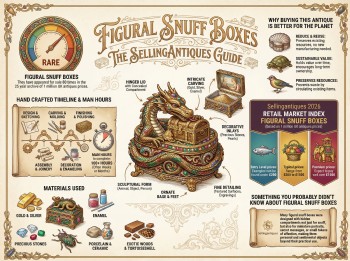 Figural Snuff Boxes Guide Infographic