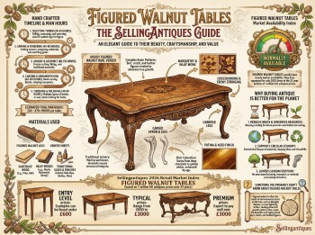 Figured Walnut Tables Guide Infographic