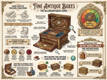 Fine Antique Boxes Guide Infographic
