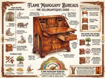 Flame Mahogany Bureaus Guide Infographic