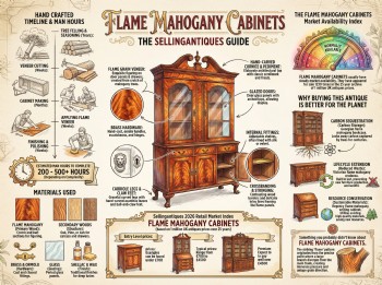 Flame Mahogany Cabinets Guide Infographic