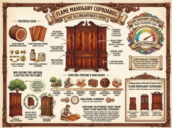 Flame Mahogany Cupboards Guide Infographic