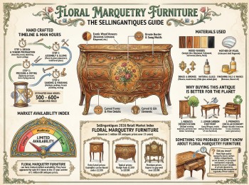 Floral Marquetry Furniture Guide Infographic