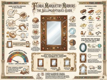 Floral Marquetry Mirrors Guide Infographic