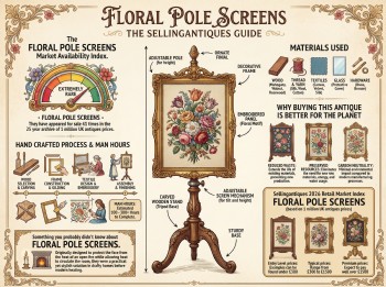 Floral Pole Screens Guide Infographic