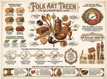 Folk Art Treen Guide Infographic
