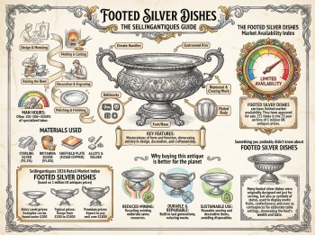 Footed Silver Dishes Guide Infographic