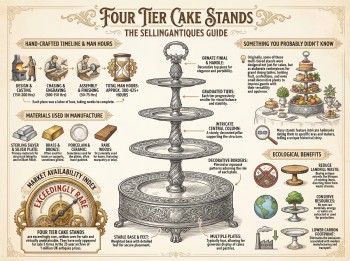 Four Tier Cake Stands Guide Infographic