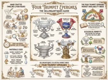 Four Trumpet Epergnes Guide Infographic