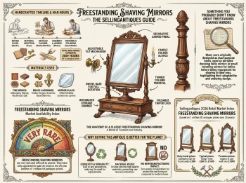 Freestanding Shaving Mirrors Guide Infographic