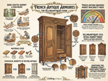 French Antique Armoires Guide Infographic