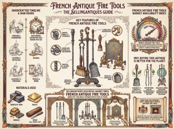 French Antique Fire Tools Guide Infographic