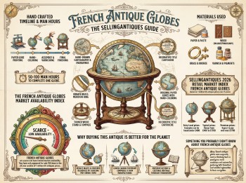 French Antique Globes Guide Infographic